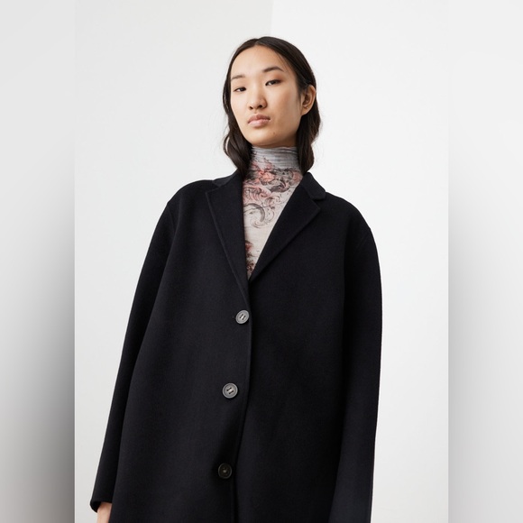 Acne Studios Single-Breasted Wool Coat - Women’s Size 36 (US4) - Picture 4 of 9